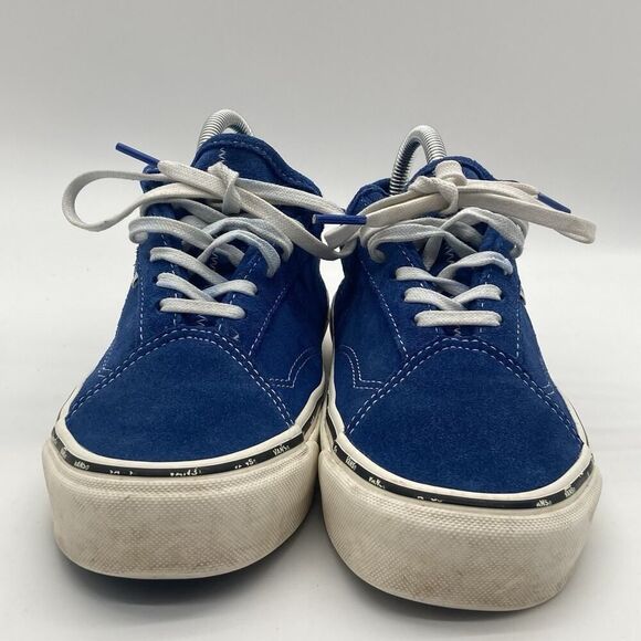 Mens Size 6.5 Vtg Vans Old Skool Style 36 Ultracush Blue Suede Sneaker Shoes Y2K - Picture 2 of 10